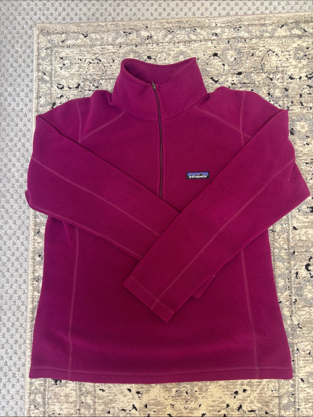 Patagonia Women's Magenta Half-Zip Fleece Pullover